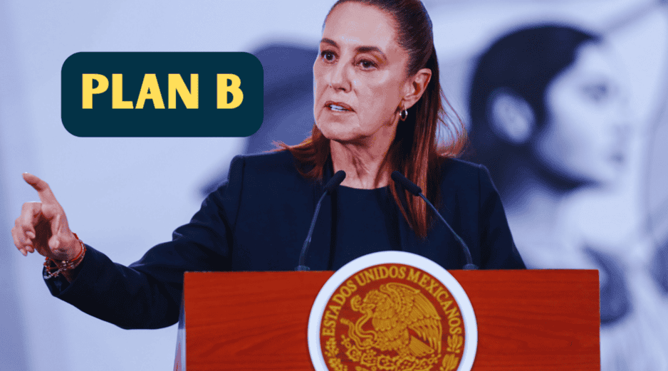 La Presidenta Claudia Sheinbaum Pardo informó que este martes enviaría su plan B, con el que están de acuerdo los partidos aliados, del Trabajo y Verde. EFE / ARCHIVO