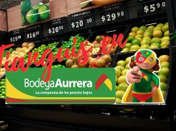 El Tianguis de Frutas y Verduras de Bodega Aurrera permite que las ofertas semanales duren por varios días. EL INFORMADOR / ARCHIVO