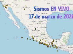 EN VIVO | Sismos en México | Martes 17 de marzo. ESPECIAL / SSN