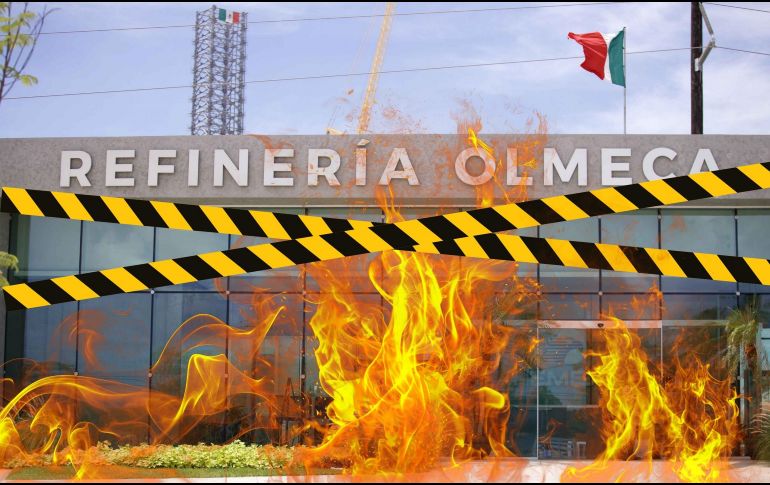 Desde temprano, se difundieron en redes sociales fotos del desastre, que según dicen está muy cerca de una de las entradas del personal. ESPECIAL / SUN y CANVA