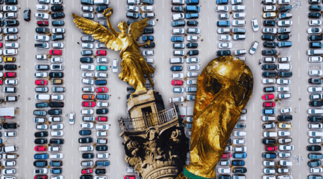 El estacionamiento durante los partidos será complicado, ya que habrá bloqueos de vialidades y algunos carriles exclusivos por acuerdos de patrocinio de la FIFA con Uber. ESPECIAL / CANVA / EL INFORMADOR / A. Navarro