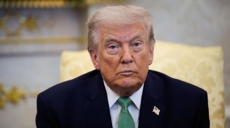 El presidente estadounidense confía en que las tensiones en el estrecho de Ormuz se solucionarán pronto. EFE/Y. Gripas