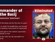 La muerte de Soleimani, comandante de la milicia Basij los últimos seis años, había sido anunciada por el Ejército israelí este martes, que dijo que murió en 