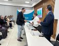 Esta mañana, en las oficinas de la Sedeco, se entregaron los primeros 60 reconocimientos "Yo también juego" a comercios capacitados rumbo al Mundial 2026. EL INFORMADOR / J. Velazco