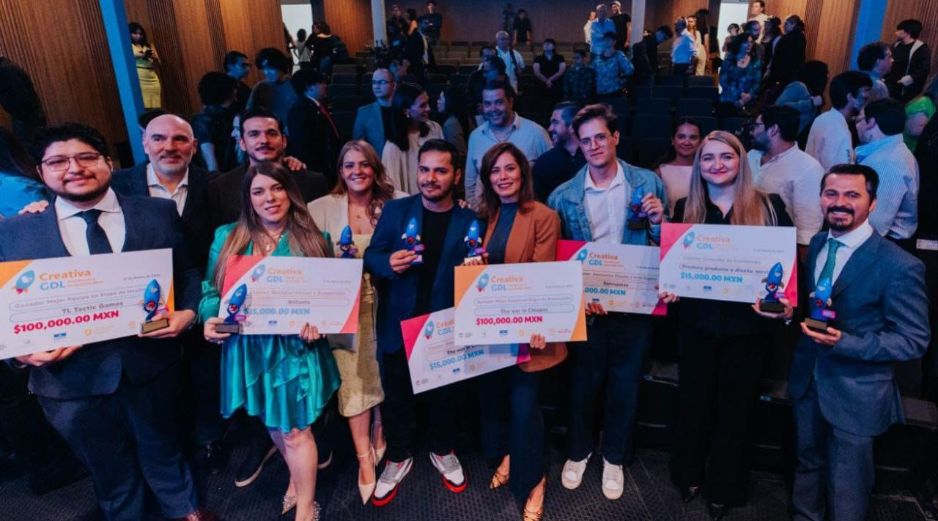 Con el objetivo de impulsar el talento local y fortalecer el ecosistema de innovación, este martes se llevó a cabo la premiación de proyectos de la quinta generación del programa Creativa GDL. CORTESÍA