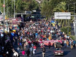 En la Ciudad de México, la CNTE prevé una marcha que iniciará a las 9:00 horas desde el Ángel de la Independencia, sobre Paseo de la Reforma, con destino al Zócalo capitalino. SUN/H. Salvador