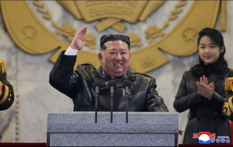 El pasado mes de febrero, Kim fue reelegido como secretario del Partido del Trabajo de Corea. AP/KCN