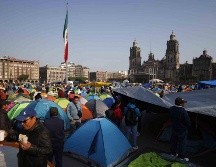 En la Ciudad de México, la CNTE desarrolla una marcha desde el Ángel de la Independencia con destino al Zócalo capitalino. SUN / D. Símón Sánchez