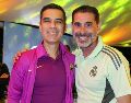 Rafa Márquez y Fernando Hierro. GENTE BIEN JALISCO / Cena de celebración “Copa Leyendas”