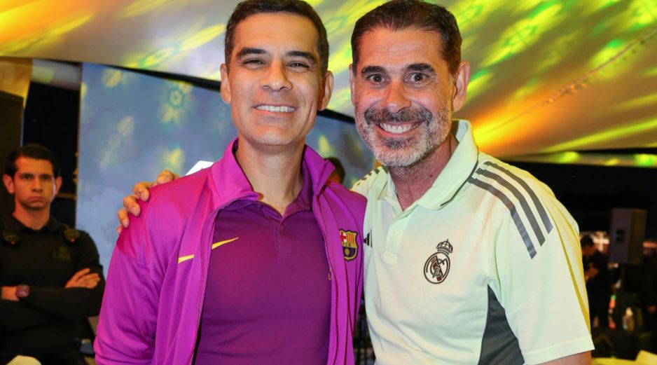Rafa Márquez y Fernando Hierro. GENTE BIEN JALISCO / Cena de celebración “Copa Leyendas”