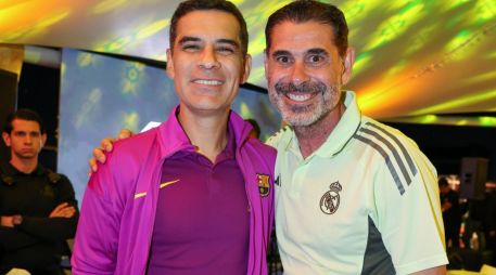 Rafa Márquez y Fernando Hierro. GENTE BIEN JALISCO / Cena de celebración “Copa Leyendas”
