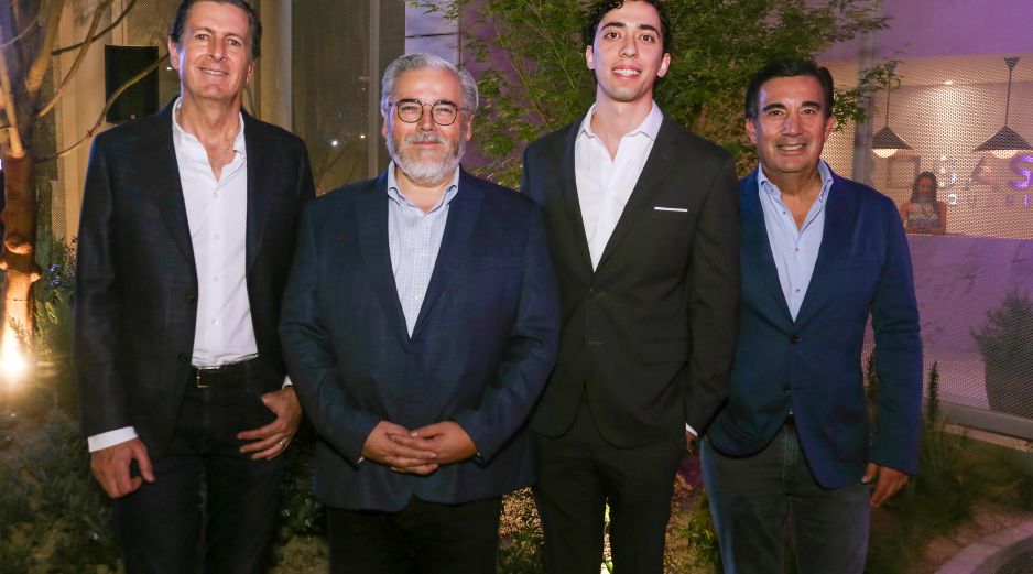 Mauricio Martínez, Eduardo Mendieta, Pedro Vega y Juan José Errejón. GENTE BIEN JALISCO / C. Jimeno