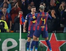 Robert Lewandowski y Lamine Yamal anotaron para el Barcelona este miércoles. EFE / A. Estevez