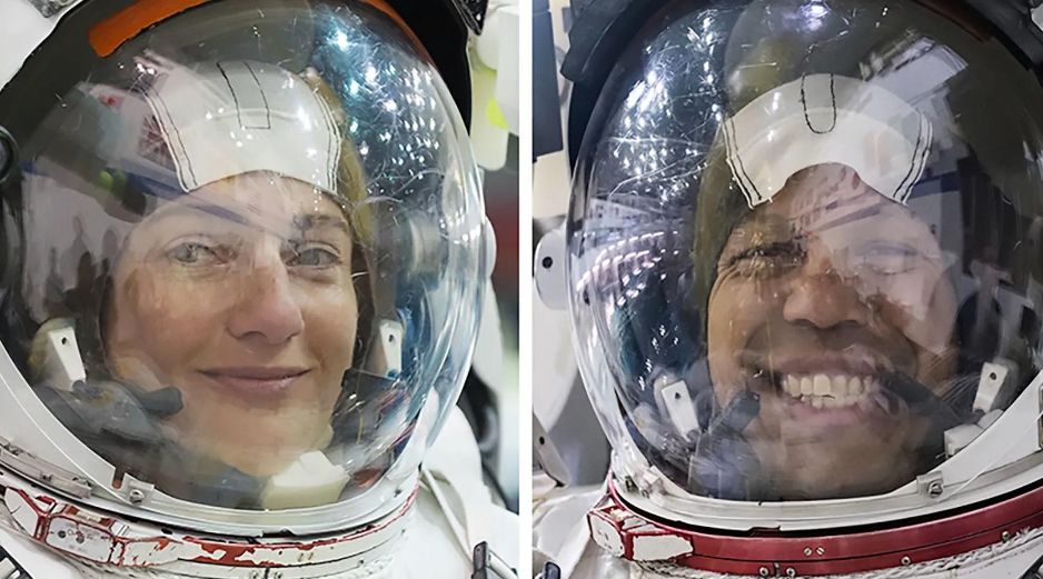 Meir y Williams de la Expedición 74 salieron al exterior desde la esclusa de aire Quest a las 08:52 hora del Este. EFE/NASA