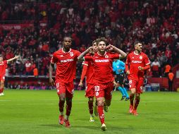 Jesús Angulo hizo un doblete en la victoria de los Diablos. IMAGO7/A. Hernández