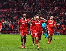 Jesús Angulo hizo un doblete en la victoria de los Diablos. IMAGO7/A. Hernández