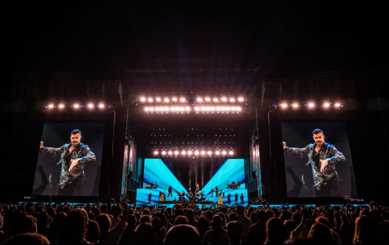 Ricky Martin se entregó al público tapatío con un show lleno de energía, coreografías y efectos visuales durante su presentación en el Estadio Panamericano. EL INFORMADOR/ A. Navarro