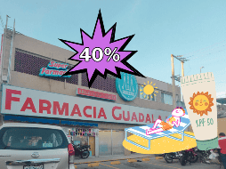 Bloqueador solar en 40 % de descuento HOY 19 de marzo en Farmacia Guadalajara