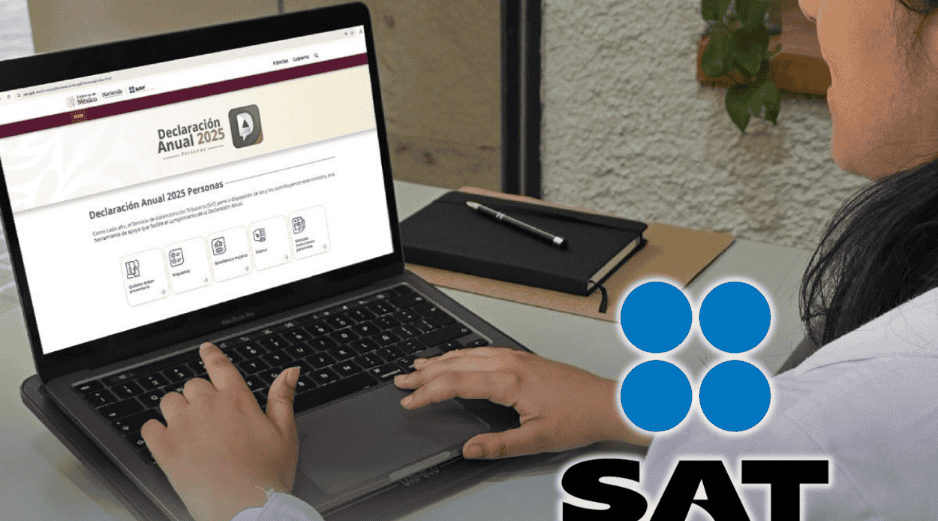 El periodo para que las personas físicas realicen la Declaración Anual 2025 estará disponible del 1 al 30 de abril de 2026. ESPECIAL/SAT