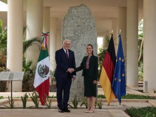 Se trata de la segunda visita de Steinmeier a México, en esta ocasión acompañado por una comitiva oficial y una delegación de empresarios alemanes. ESPECIAL/Presidencia de México