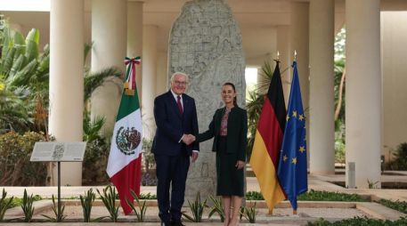 Se trata de la segunda visita de Steinmeier a México, en esta ocasión acompañado por una comitiva oficial y una delegación de empresarios alemanes. ESPECIAL/Presidencia de México