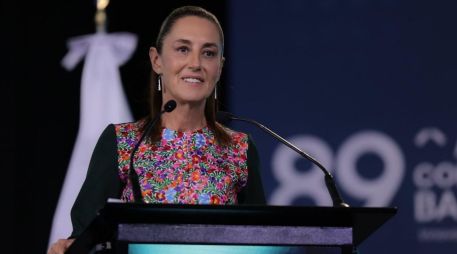 Sheinbaum destacó en Cancún el acuerdo con la banca para ampliar crédito e impulsar inversión. CORTESÍA