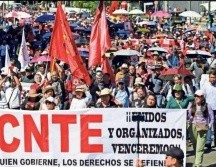 Los docente continúan con sus jornadas de protesta para presionar a las autoridades por mejoras en sus condiciones laborales. SUN/ Archivo