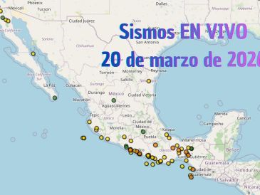 EN VIVO | Sismos en México | Viernes 20 de marzo. ESPECIAL / SSN
