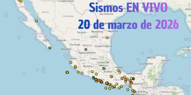 Temblor HOY: EN VIVO | Sismos en México y Jalisco | Viernes 20 de marzo ...