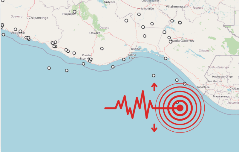 &nbsp;Sismo en Chiapas. ESPECIAL / SSN