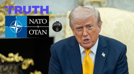 Esto escribió Trump en Truth Social sobre la OTAN esta mañana. EFE / ARCHIVO
