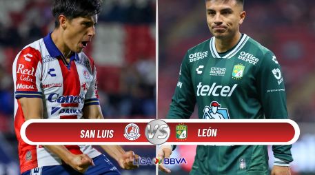 Atlético de San Luis recibe a León en duelo clave de la parte baja de la tabla. ESPECIAL / IMAGO7 y CANVA