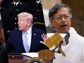 La relación bilateral entre las administraciones de Donald Trump y Gustavo Petro atraviesa tensiones desde enero de 2025. AP / ARCHIVO / EFE / S. Thew