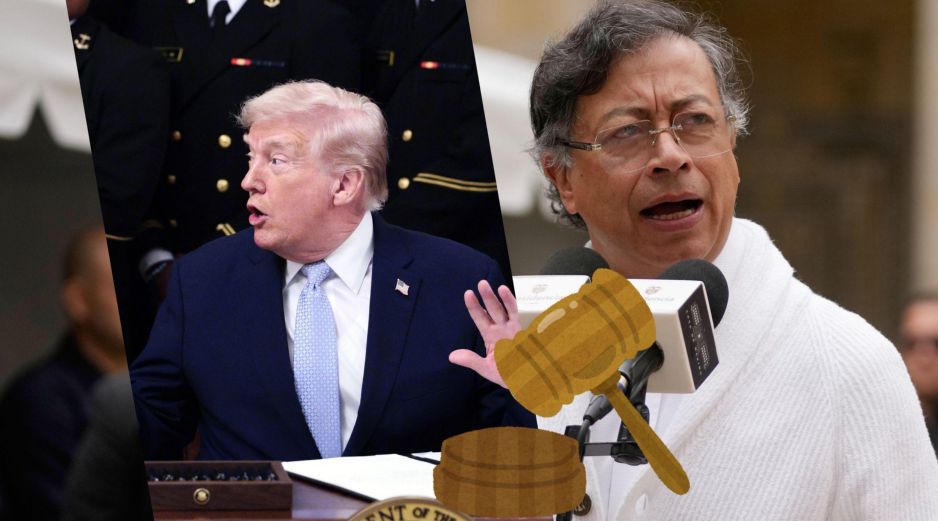 La relación bilateral entre las administraciones de Donald Trump y Gustavo Petro atraviesa tensiones desde enero de 2025. AP / ARCHIVO / EFE / S. Thew