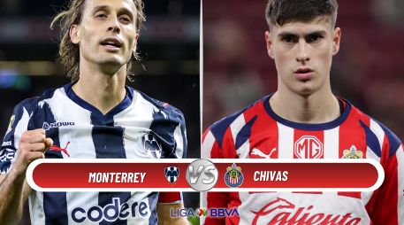 El Guadalajara, actual líder, visita a unos Rayados que ocupan la novena posición y buscan con urgencia sumar en casa para acercarse a la zona de clasificación. ESPECIAL / IMAGO7 y CANVA