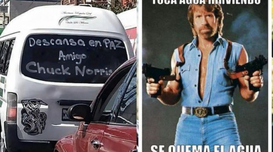Este es el meme que se repitió al infinito en redes sociales sobre Chuck Norris. ESPECIAL