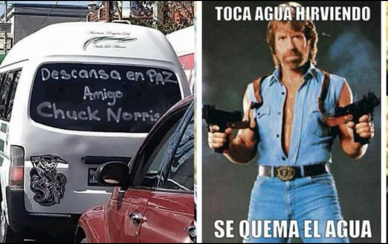 Este es el meme que se repitió al infinito en redes sociales sobre Chuck Norris. ESPECIAL
