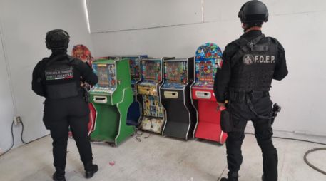 En 2025 fueron aseguradas y destruidas 605 máquinas tragamonedas en Guadalajara, Zapopan, Tlaquepaque, Tonalá y Tlajomulco. ESPECIAL
