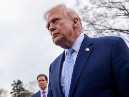 El Presidente de Estados Unidos reiteró que su Administración mantendrá la ofensiva militar en Irán. EFE/S. Thew