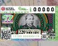 La Lotería Nacional conmemora los 220 años de nacimiento Benito Juárez. ESPECIAL/LOTERÍA NACIONAL
