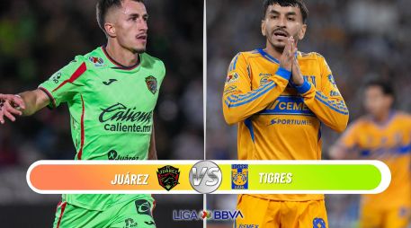Juárez y Tigres chocan este domingo en la Jornada 12 del Clausura 2026. ESPECIAL / IMAGO7 y CANVA