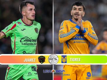 Juárez y Tigres chocan este domingo en la Jornada 12 del Clausura 2026. ESPECIAL / IMAGO7 y CANVA