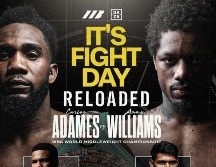 Carlos Adames y Austin “Ammo” Williams resolverán el pleito que quedó pendiente en enero. X/MatchroomBoxing