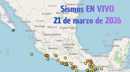 EN VIVO | Sismos en México | Sábado 21 de marzo. ESPECIAL / SSN