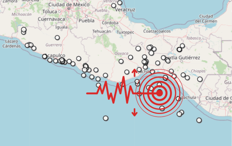 &nbsp;Sismo en Chiapas. ESPECIAL / SSN