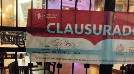 Inspectores municipales colocaron sellos de clausura a un negocio en la colonia Americana por incumplir con la normativa de ruido. CORTESÍA/AYUNTAMIENTO DE GUADALAJARA