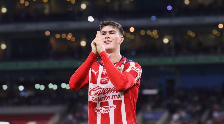 Ya con la nueva marca goleadora de Chivas en un año futbolístico, Armando González ahora busca el bicampeonato de goleo, un hito que ningún delantero rojiblanco ha logrado. IMAGO7/R. Rodríguez