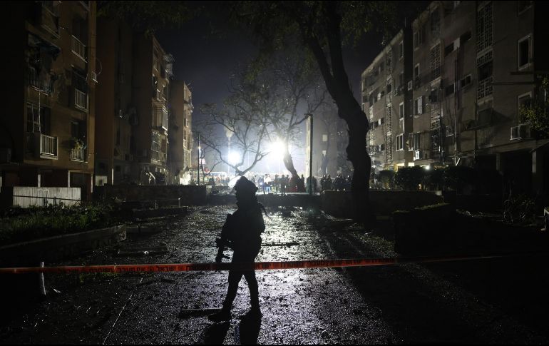 Irán lanzó bombardeos contra diversos puntos de la nación hebrea, entre ellos Dimona, donde están las instalaciones nucleares israelíes. EFE/A. Sultan