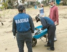La Marina encabezó el operativo de limpieza de las zonas afectadas. ESPECIAL