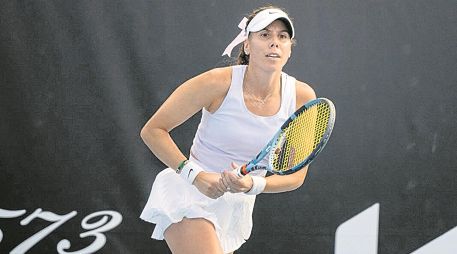 Giuliana olmos. La mexicana no logró avanzar y cayó en tie break en la primera fase del torneo en Florida. ESPECIAL
